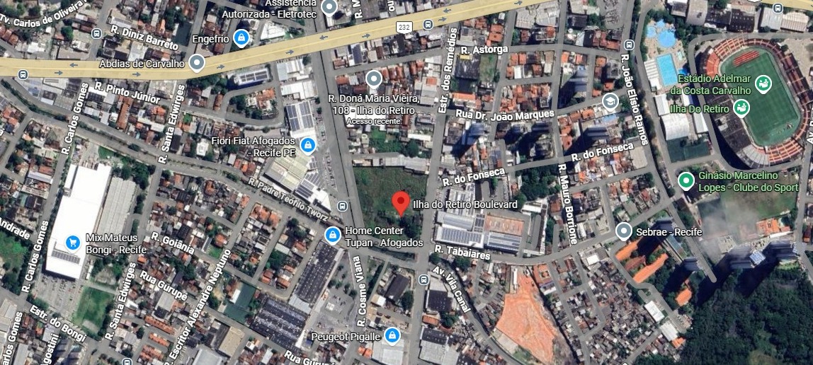 LOCALIZAÇÃO ILHA DO RETIRO BOULEVARD ACLF